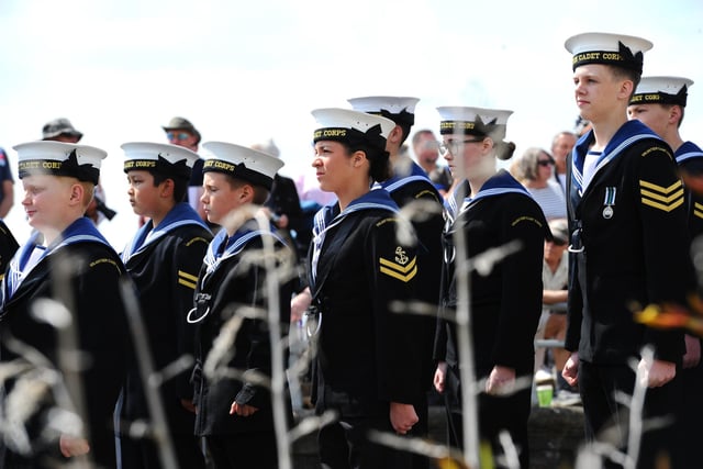 The annual D-Day memorial service took place at the D Day Stone near Canoe Lake, Southsea, on Thursday, June 6, 2024, to commemorate 80 years. Picture: Sarah Standing (060624-448)