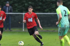 Fareham Town defender Archie Willcox netted a late leveller at Cowes. Picture: Keith Woodland (051220-546)