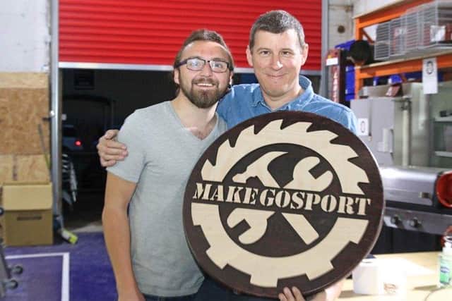 Community workshop MAKE Gosport has been launched after being brought to life by Paul Cobb, right. Photo by Bev Livermore Photography