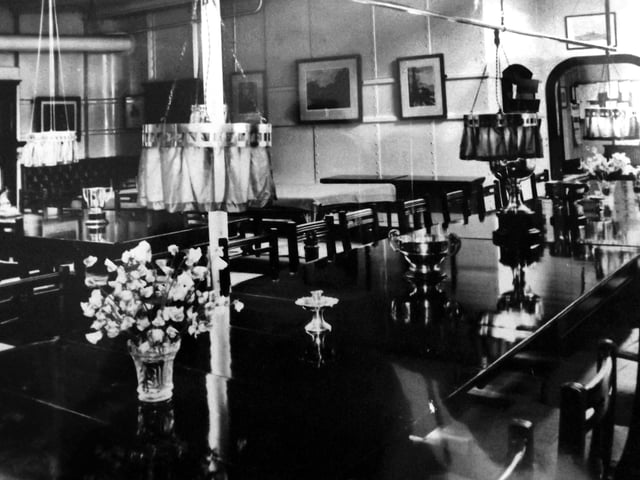 How the other half lived, the wardroom of HMS Hood in 1910.