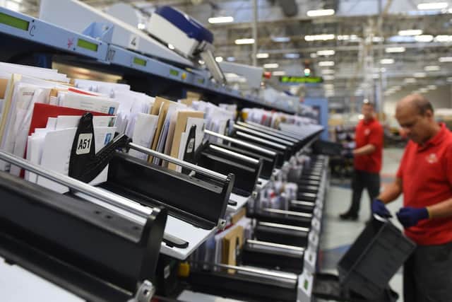 Royal Mail are recruiting extra staff for the busy Christmas period. Picture: Joe Giddens/PA Wire 