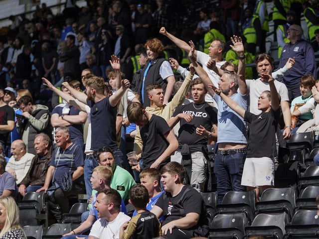 More than 3,000 fans made the trip to the Rams.