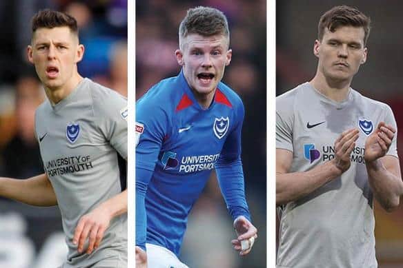 From left: James Bolton, Andy Cannon and Sean Raggett