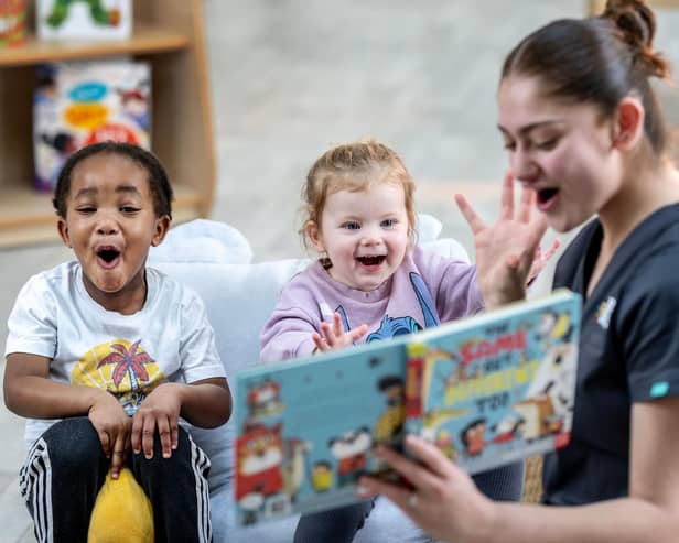 More than 100 children from Busy Bees nursery in Portsmouth have joined the Busy Bees’ “Get the Reading Buzz” pledge - a nationwide initiative aiming to share 45 million books with children in 2026