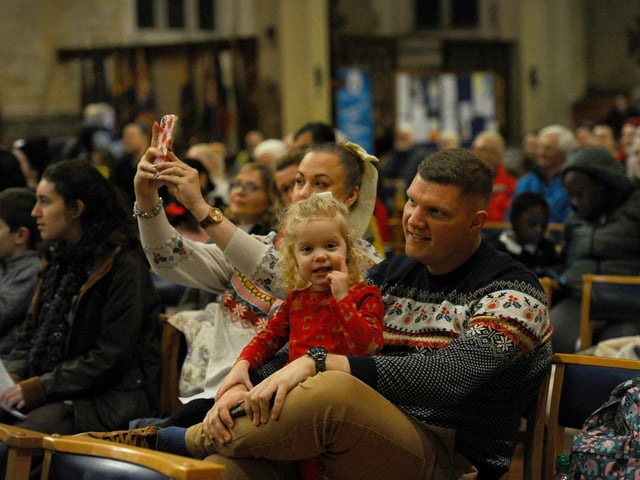 The News Carol Service was held at St Mary's Church in Fratton.  Picture: Sarah Standing (061224-197)