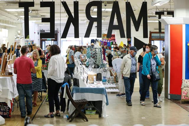 We Create market at the former Debenhams site, Palmerston Road, Southsea. Picture: Chris Moorhouse (120920-04)