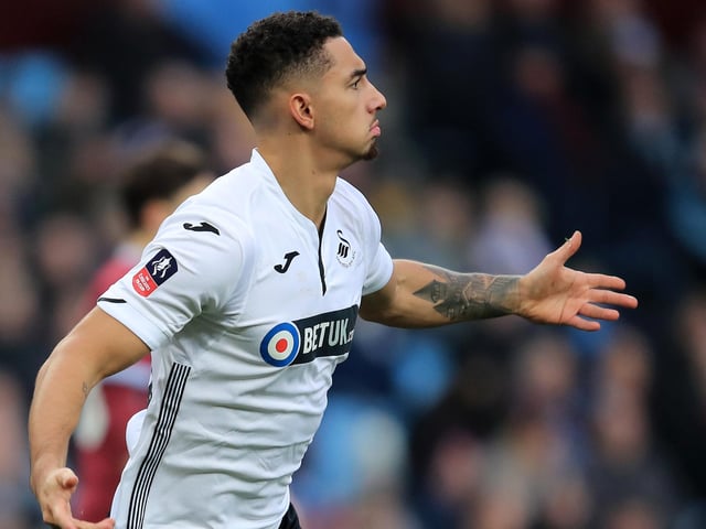Position: Striker; Age: 26; Appearances: 26; Goals: 8; Previous clubs: Barnet, Barrow, Accrington, Swansea