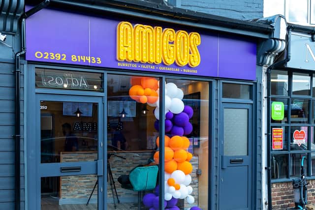 The newly opened Amigos Mexican takeaway on Eastney Road. Picture: Mike Cooter (230821)