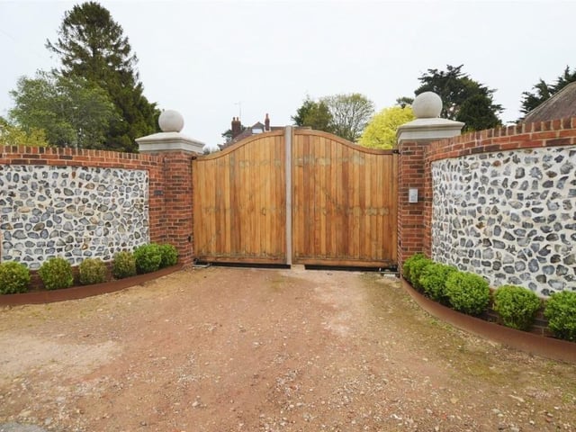 The four bedroom home is on the market for £2,500,000.