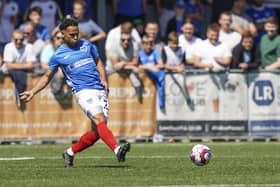 Pompey activated a club option in May to keep the popular Louis Thompson at Fratton Park. Picture: Jason Brown/ProSportsImages