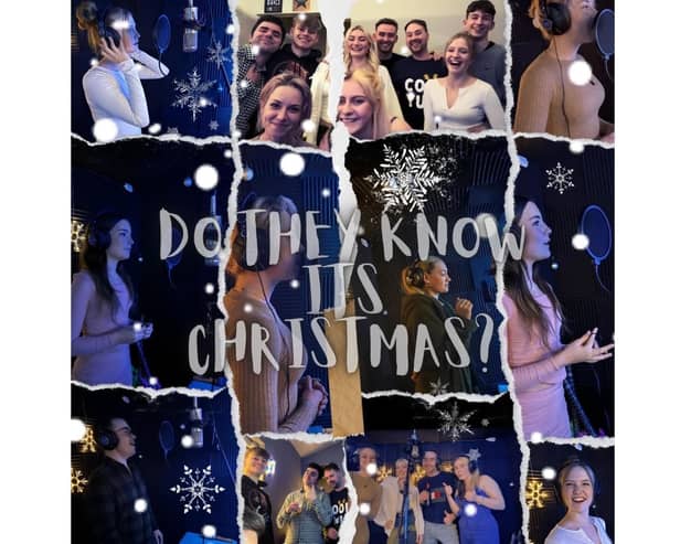 The Cave Studios in Fareham have brought together a team of local performers to record a new version of Do They Know It's Christmas? with all funds raised going to Great Ormond Street Hospital