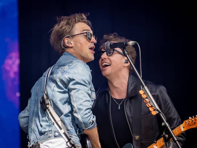 McFly were the surprise artist to perform on the Castle Stage on Saturday afternoon to a packed crowd.

Pictured - McFly

Photos by Alex Shute