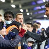 Danny Cowley truly engaged with Pompey's fans during his time as head coach. Picture: Nigel Keene/ProSportsImages