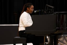 Aoki, Year 12, Portsmouth High School student performs her first original composition