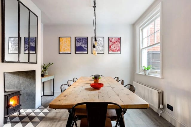 The listing says: "This delightful property has recently undergone a thorough refurbishment, which has transformed the interior and further enhanced the ‘day to day' practicality – a perfect house for everyday City living."