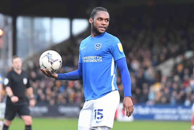 Mahlon Romeo was Gaffer For A Day Liam Howes' man of the match against Cambridge United. Picture: Dennis Goodwin/ProSportsImages