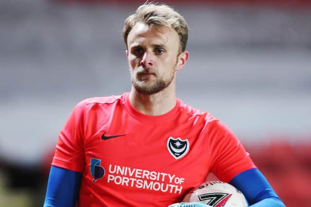 Lewis Ward starts for Pompey reserves. Picture: Joe Pepler