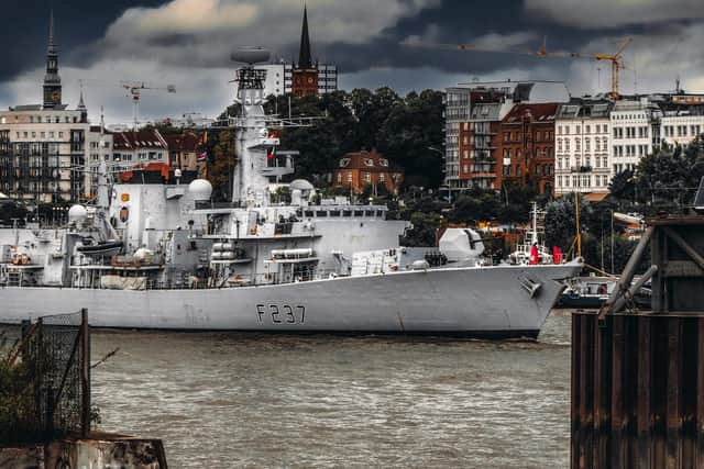 Westminster arrives in Hamburg.