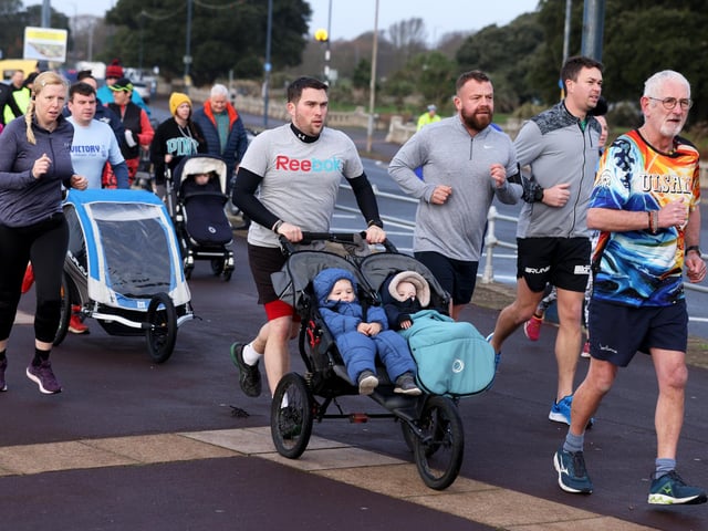 New Year's Day Parkrun, Southsea. Photograph by Sam Stephenson