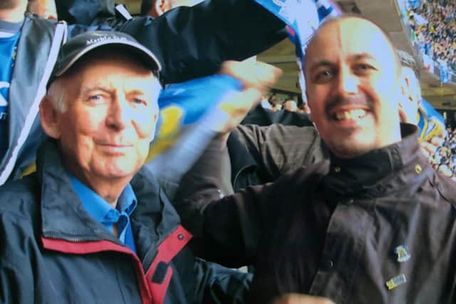Merrick and Ian Burrell, at Wembley in 2008