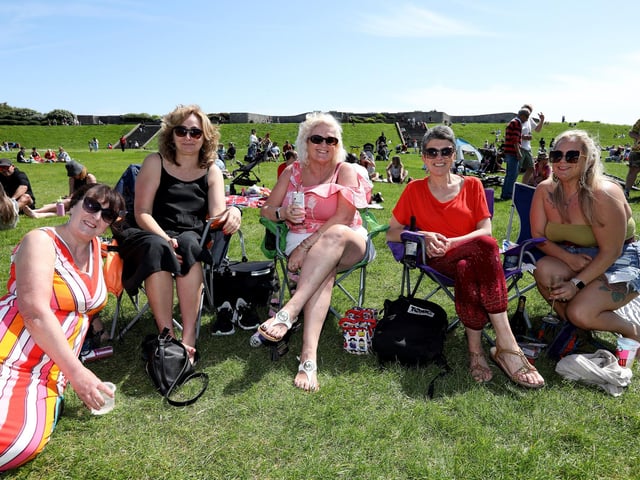 Family and friends came out to enjoy live music and the sunshine.Picture: Chris Moorhouse (250524-48)