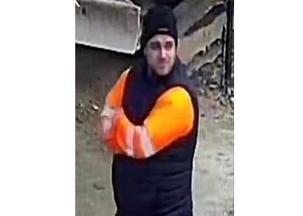 Police have released a CCTV image of a man connected to the burglary in Firlands Rise, Bedhampton. Picture: Hampshire and Isle of Wight Constabulary.