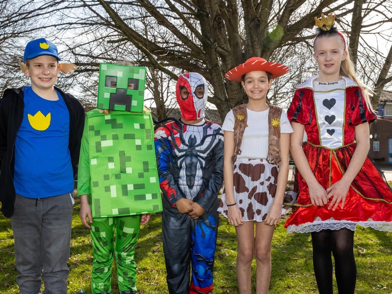 Children & staff from Stamshaw Junior School dressed up for World Book Day on Thursday.Pictured - Pupils dressed up for World Book DayPhotos by Alex Shute