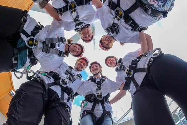 Over 30 Southern Health NHS employees abseiled 100 metres down Portsmouth’s iconic Spinnaker Tower.