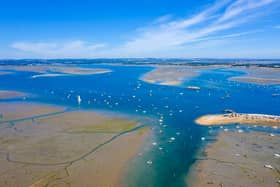 Langstone Harbour by Marcin Jedrysiak. @drone_photography7777