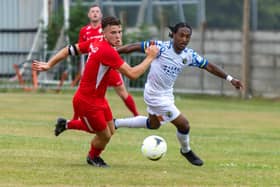 Horndean drew 0-0 in a pre-season friendly with Hawks. Picture: Mike Cooter
