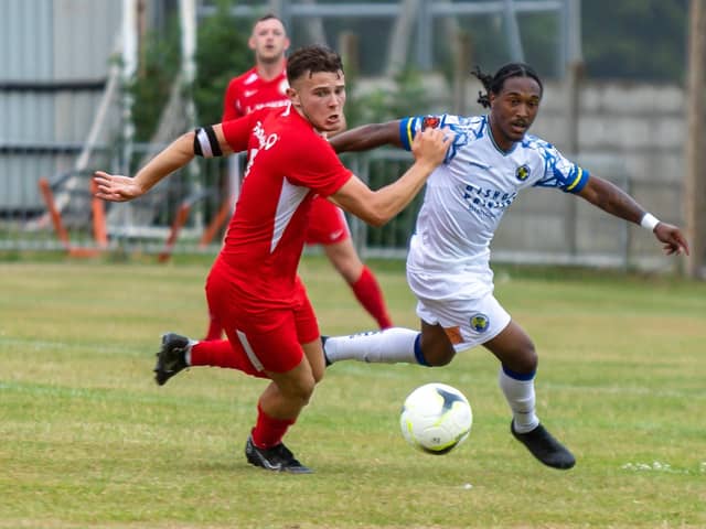 Horndean drew 0-0 in a pre-season friendly with Hawks. Picture: Mike Cooter