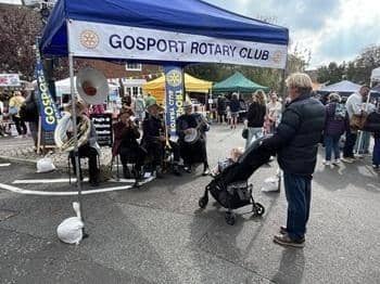 At the Gosport Rotary Michalemas Fayre 2025