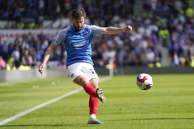 Joe Rafferty and Zak Swanson will be fighting it out to be Pompey's right-back next season. Picture: Jason Brown/ProSportsImages