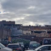 Development taking place at the old Debenhams department store in Palmerston road, Southsea on February 15 2024.