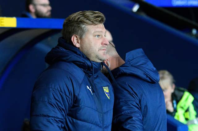 Oxford United manager Karl Robinson. Picture: Graham Hunt