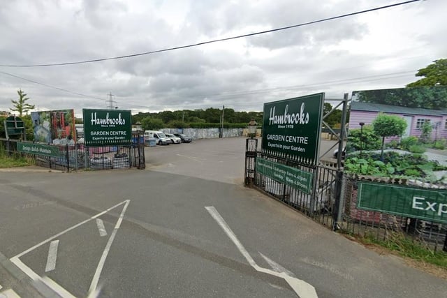 Hambrooks Garden Centre in Southampton Road, Titchfield, has a 4.2 rating on Google from 110 reviews.