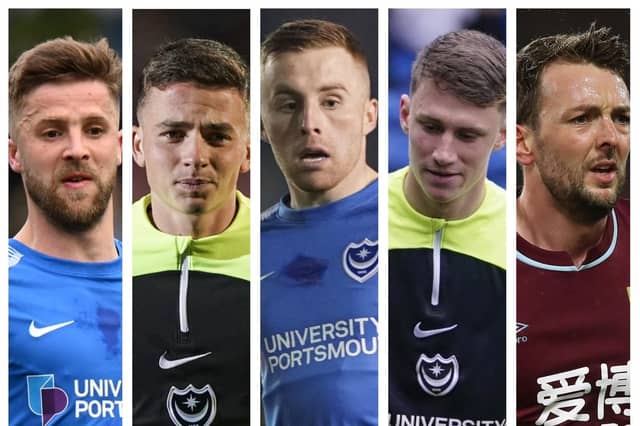 From left: Michael Jacobs, Tom Lowery, Joe Morrell, Harry Jewitt-White and free-agent Dale Stephens