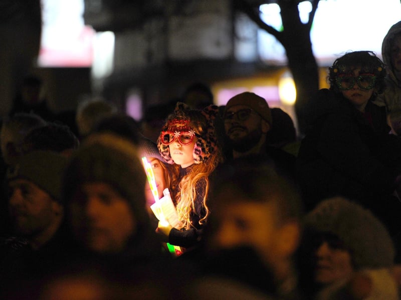 Emsworth Christmas Lights were switched on during Friday evening, November 28, 2025, in St Peter's Square, Emsworth.Picture: Sarah Standing (281125-7430)