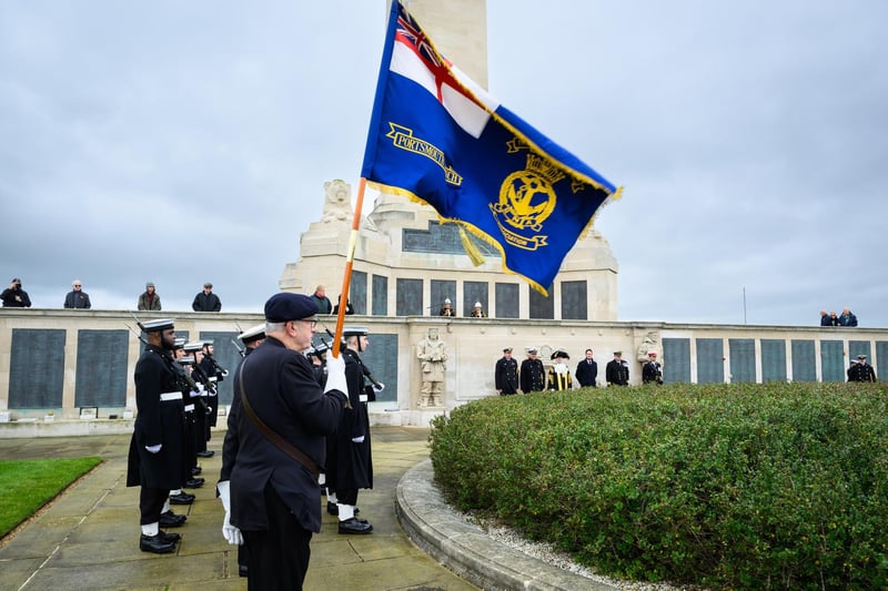 Pictured is: The flag is unfurled.

Picture: Keith Woodland (121121-65)