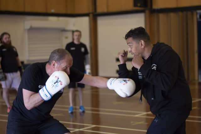 Q Shillingford MBE giving one to one instruction. Picture: Zoe Box