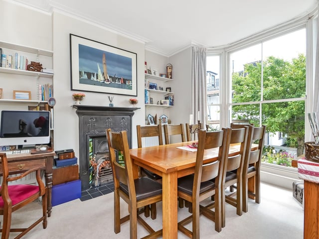This end-of-terrace townhouse in Netley Terrace, Southsea, is on the market at a guide price of £665,000. It is listed by Fine and Country.
