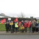 A protest against Southern Water took place on Thursday, November 24, outside the firm's Budds Farm Water Treatment plant in Southmoor Lane, Havant.

Picture: Sarah Standing (241122-6926)