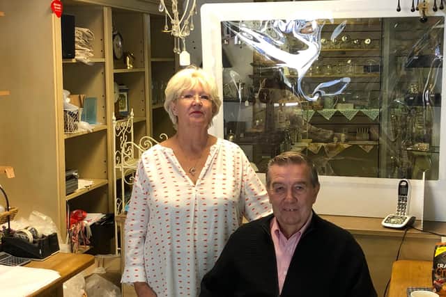 Pam and Roger Williams, owners of the Willows Furniture Emporium. Picture: Richard Lemmer.
