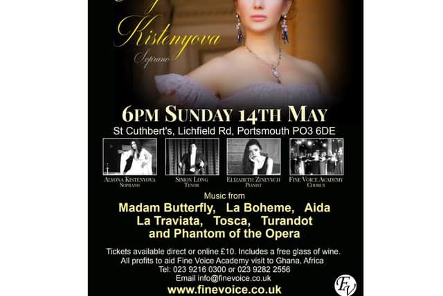 The Fine Voice Academy are producing an online rendition of World in Union, in support of Ukrainian soprano Alonya Kistenyova, who's daughter, Elizabeth Zinevych, is stuck in the war-torn country.