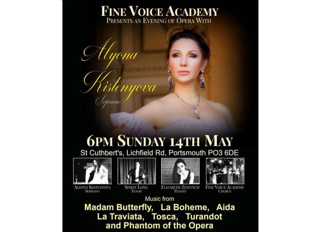 The Fine Voice Academy are producing an online rendition of World in Union, in support of Ukrainian soprano Alonya Kistenyova, who's daughter, Elizabeth Zinevych, is stuck in the war-torn country.