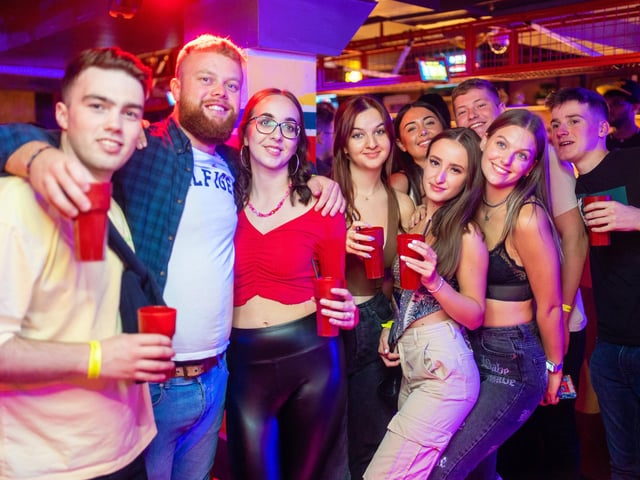 Party goers at Freshers 2022