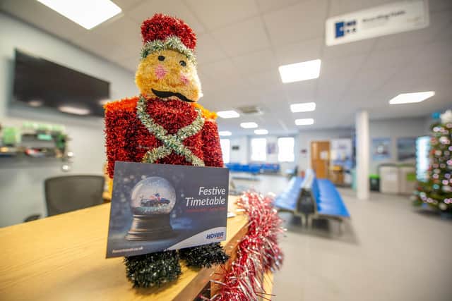 Hovertravel's Christmas Timetable