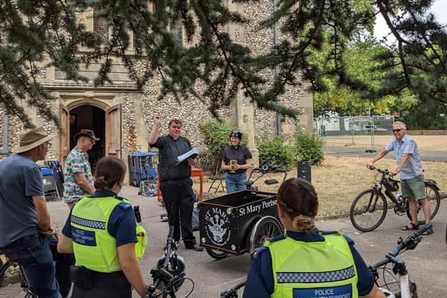 A Celebration of Cycling will be held at St Mary's Church this Sunday