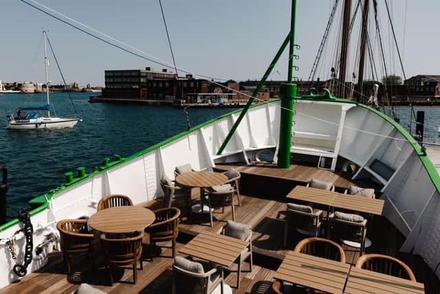 A new restaurant is coming to The Lightship at Haslar Marina in Gosport on June 30.