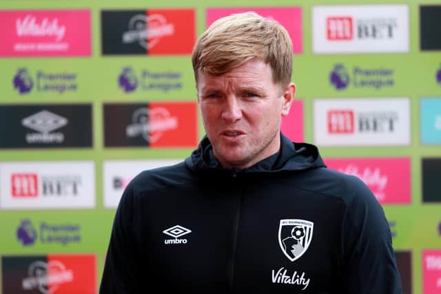 Eddie Howe is being lined up to become the new Celtic manager.  Picture: Ian Walton/Pool via Getty Images